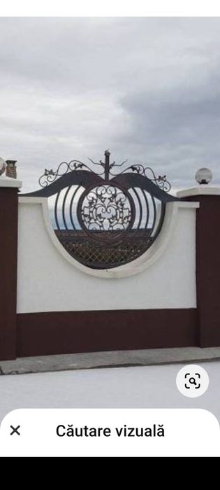 Porti și garduri din fier forjat și tablă debitată