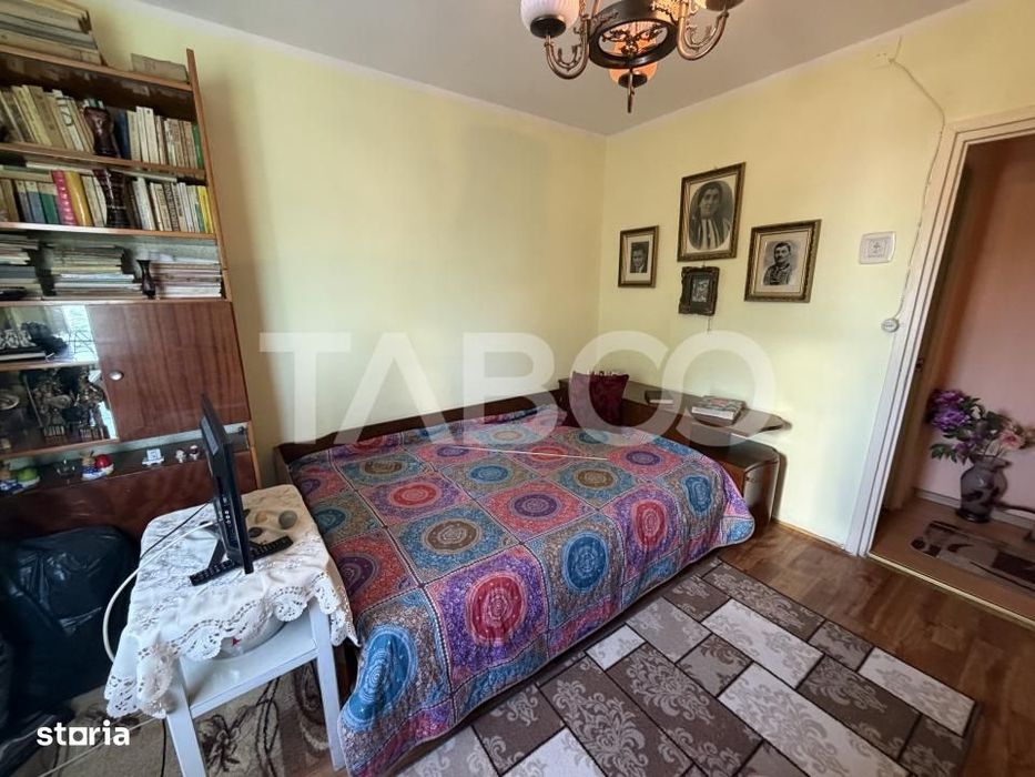 Apartament decomandat 3 camere 2 bai complet mobilat utilat etaj 3