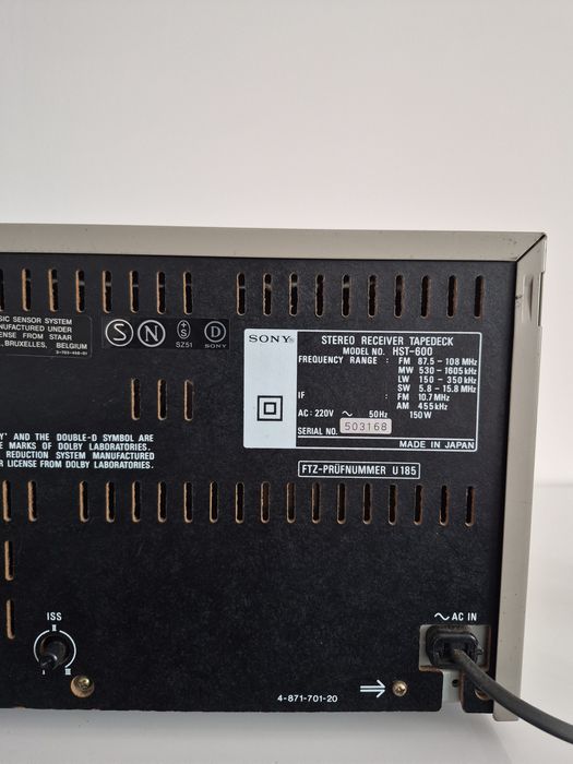 Vând Sistem Sony Hst 600