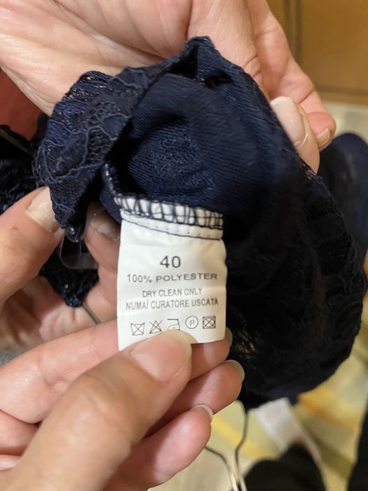 Официална тъмно синя рокля