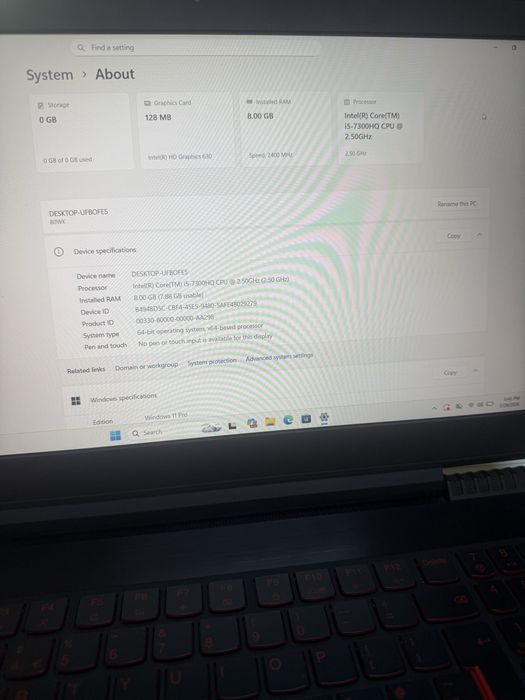 Laptop lenovo legion