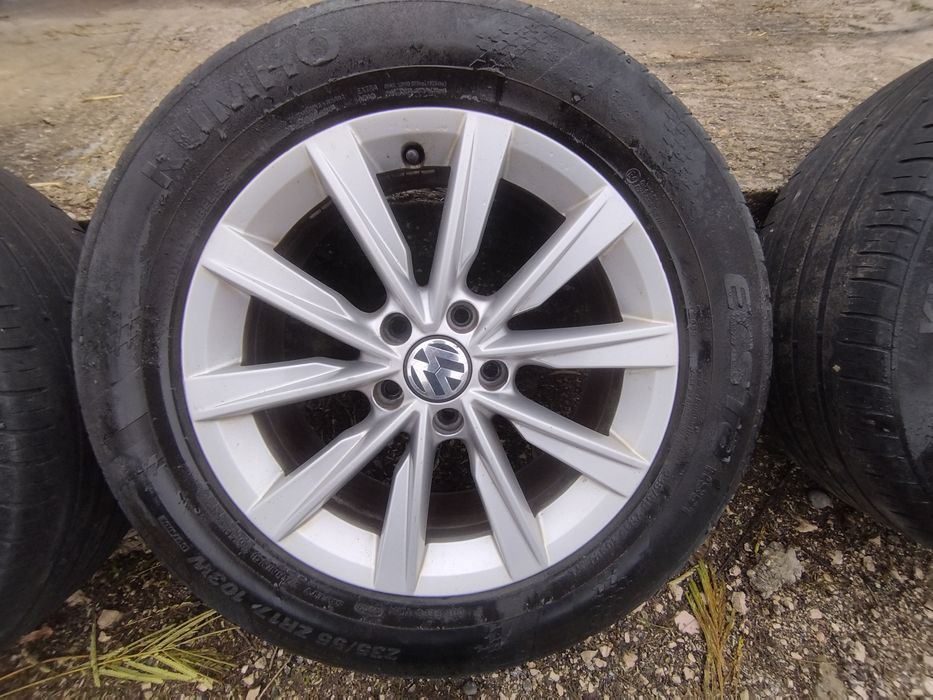 235/55/17 джанти с гуми vw tiguan, passat, sharan