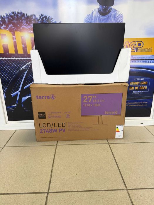 Monitor 27 inch LED TERRA 1920 x 1080 pixeli 60 Hz AGP Amanet Cod 3136