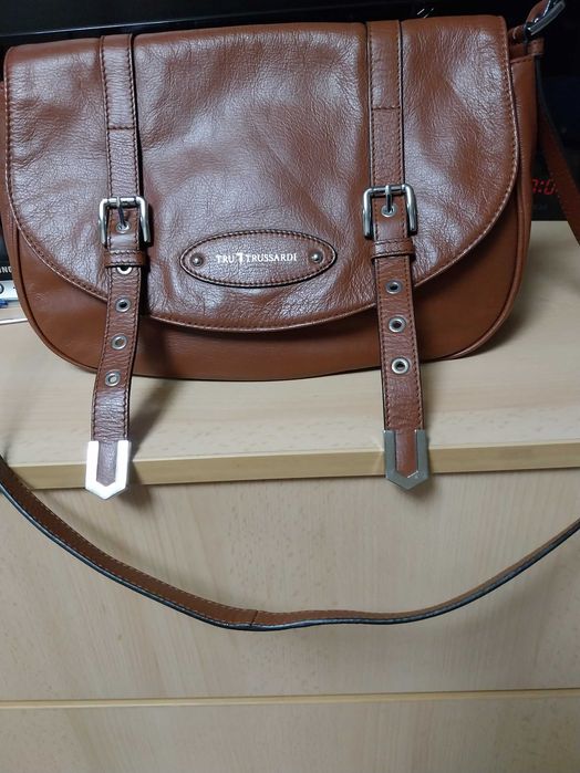 Geanta piele Tru Trussardi