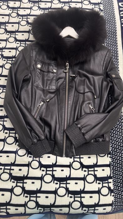 Куртка кожанная размер 42-44