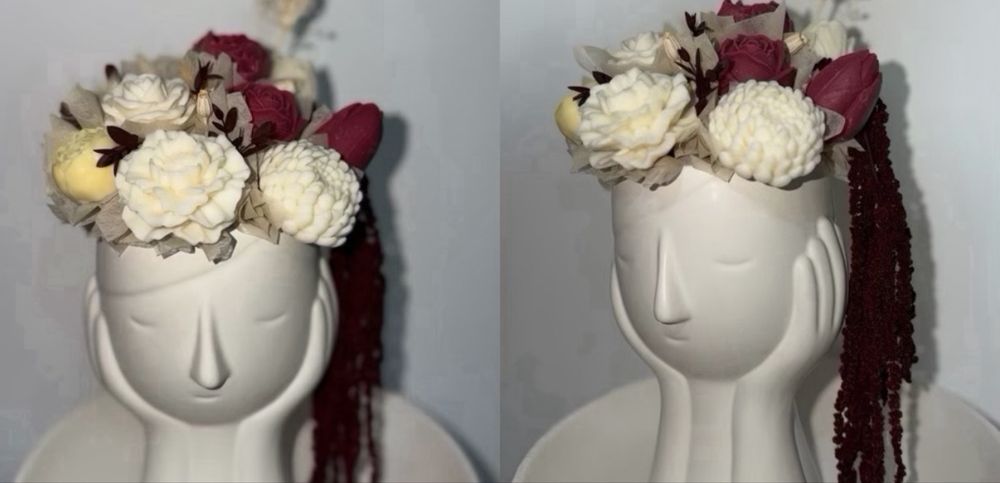 Creatii handmade din ceara naturala | Figurine, aranjamente florale, odorizante, lumanare gender reveal