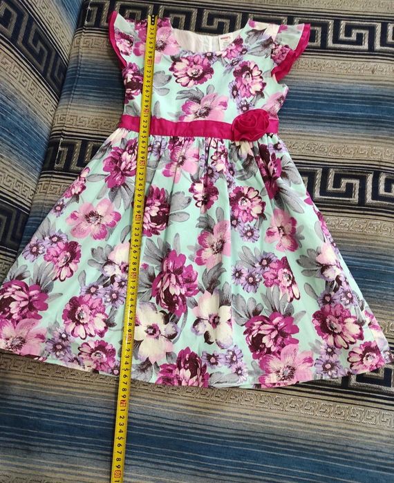 Платья летние лён и х/б с 6 до 8 лет