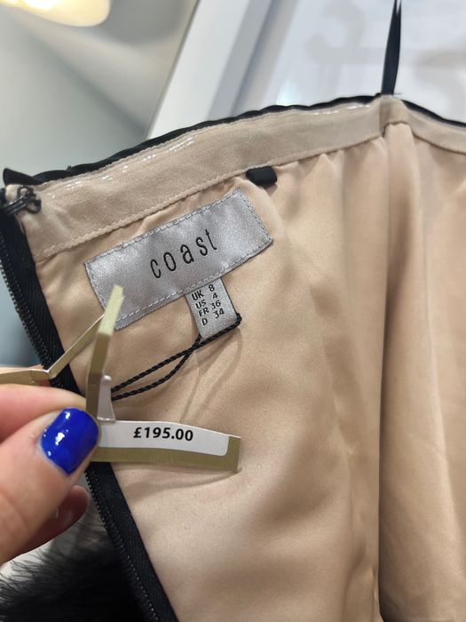 Прекрасна рокля с пера Coast