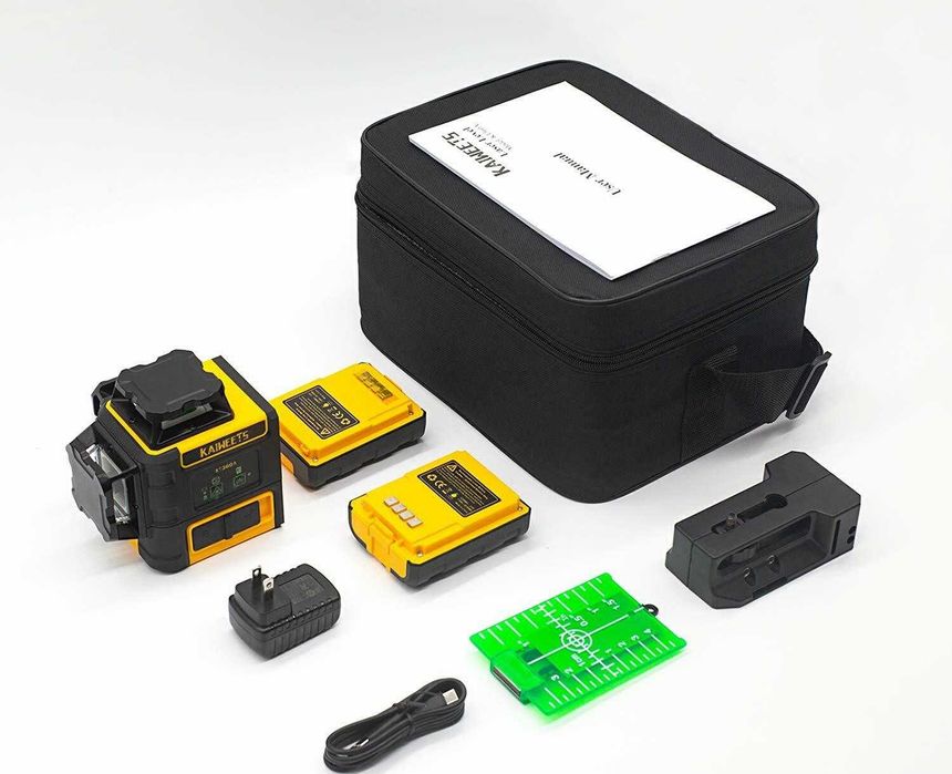KAIWEETS KT360A Laser Level Green, 3X360°