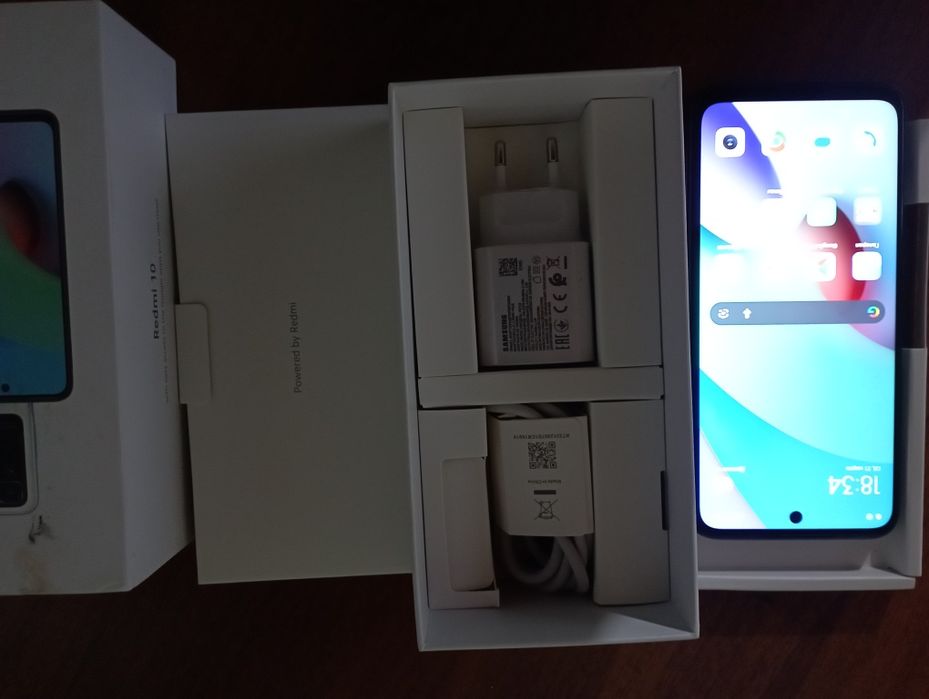 Редми 10 с комплектом 128гб