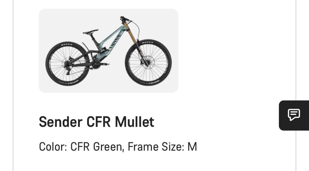 Bicicleta Downhill Canyon Sender 2024, fox 40, sram x0