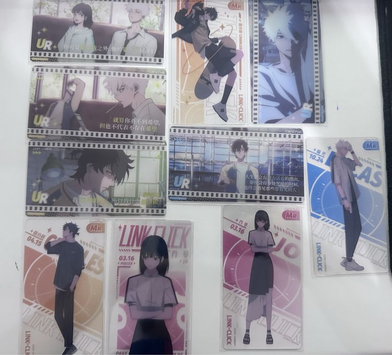 Официальные карточки по аниме агент времени