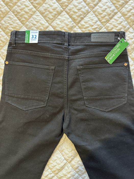 Blugi negri Benetton