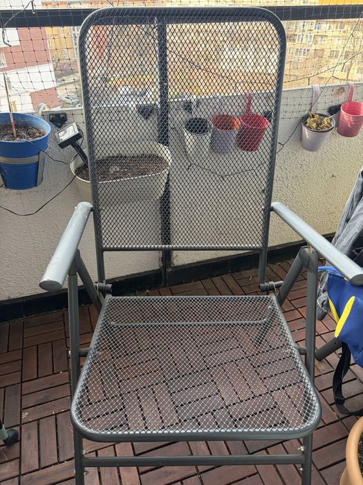 Градински столове, комплект от 2 броя