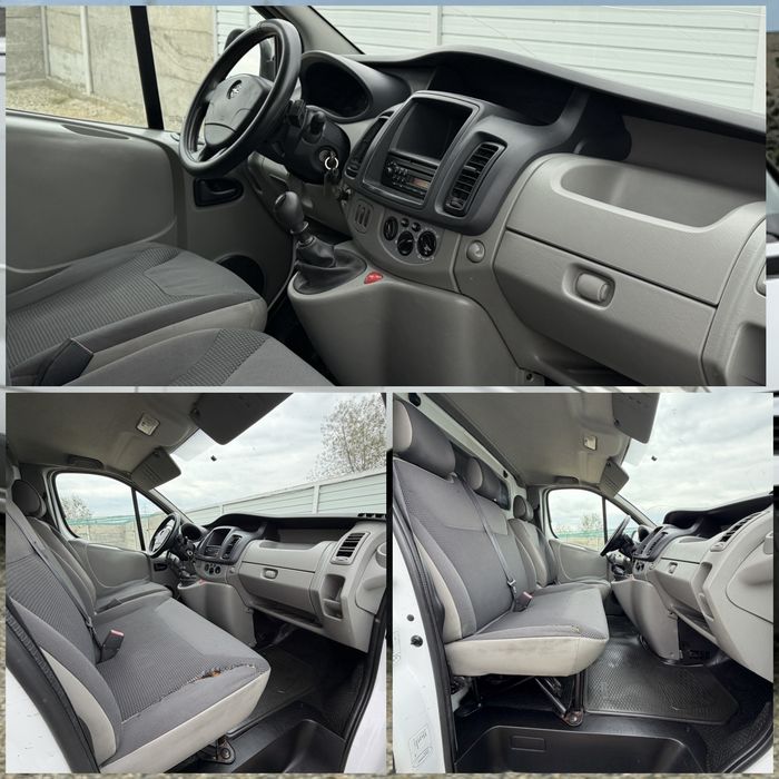Opel Vivaro Lung L2H1- 3 Locuri + Marfa - 2011/09 - 2.0 CDTI - 115 CP - 6+1 Trepte - Euro 5 - A/C
