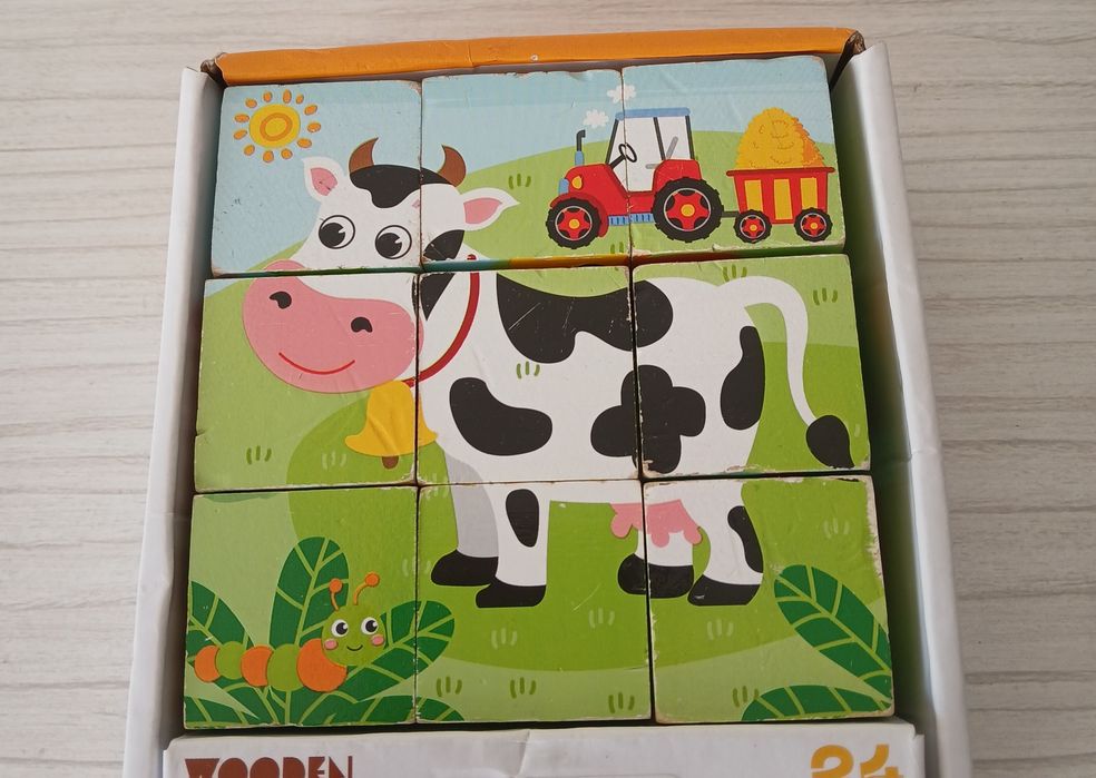 Лот дървени играчки