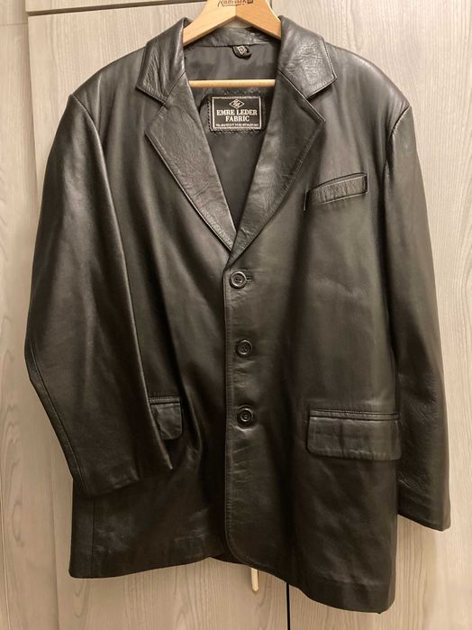 Мъжко сако от естествена кожа