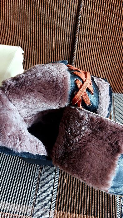 Зимние ботинки натуральные