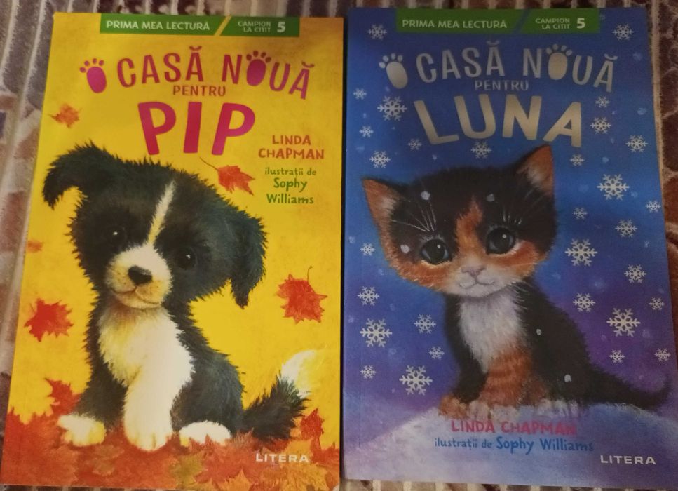 Cărți seria " Casa nouă"/ "Aventuri la Miau Motel" / "Aventuri la Ham Hotel"