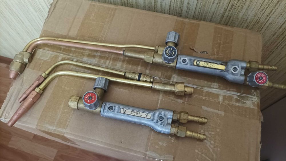 Резак пропановый, горелка, кислородный редуктор