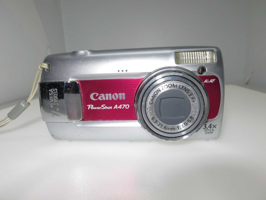 Фотоапарат Canon PowerShot A470 розов ретро цифрова камера снима супер