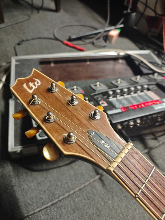 Chitară Electro-Acustică ESP LTD TL-6 Black – Stare Excelentă / Preț Rapid