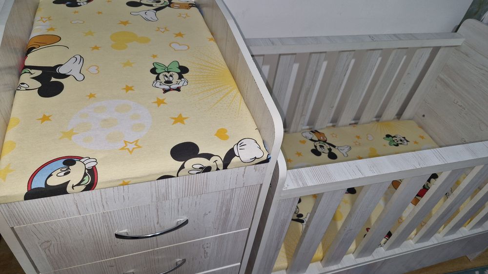 Детский кровать с кочалкой