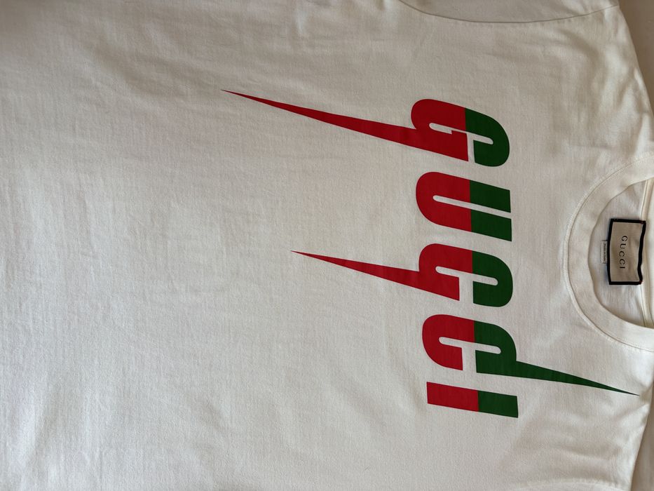 Tricou Gucci Red and green lightning