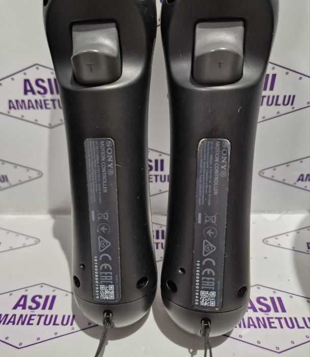 Asii Amanetului - Set complet Sony PlayStation VR (modelul PSVR v2) pentru PS4 / PS5, Ochelari CUH-ZVR2, Procesor CUH-ZVR2, 2 Controlere si cabluri