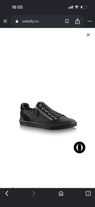 Louis Vuitton Damier Graphite с боковой молнией