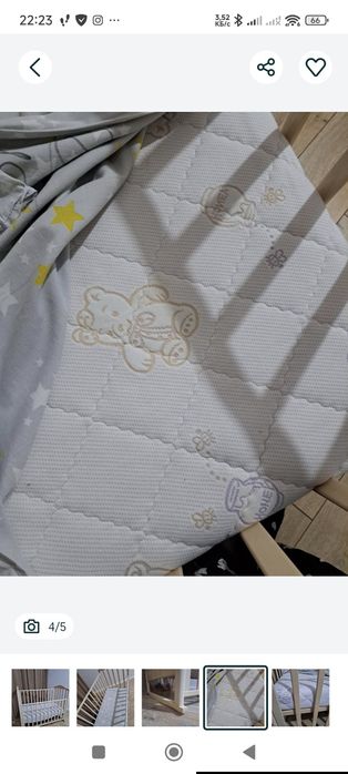 Детская кровать с матрассом