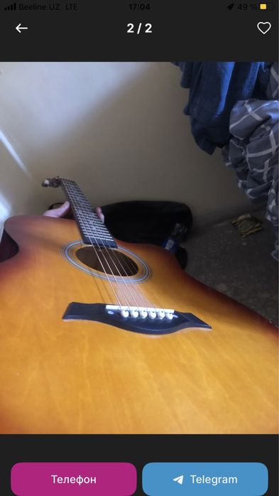 Gitara sotiladi 1m kami bor