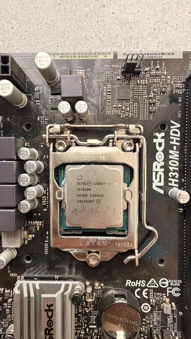 Asrock h310 HDV+ Kit i3 8100 +sursa