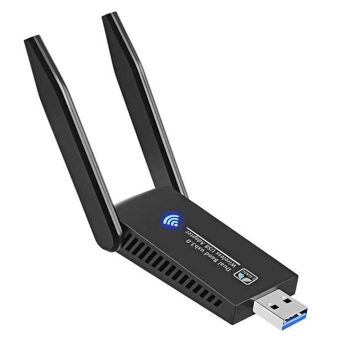Ac wifi adapter usb 3.0 dual band 2.4ghz / 5 ghz до 1300mbps