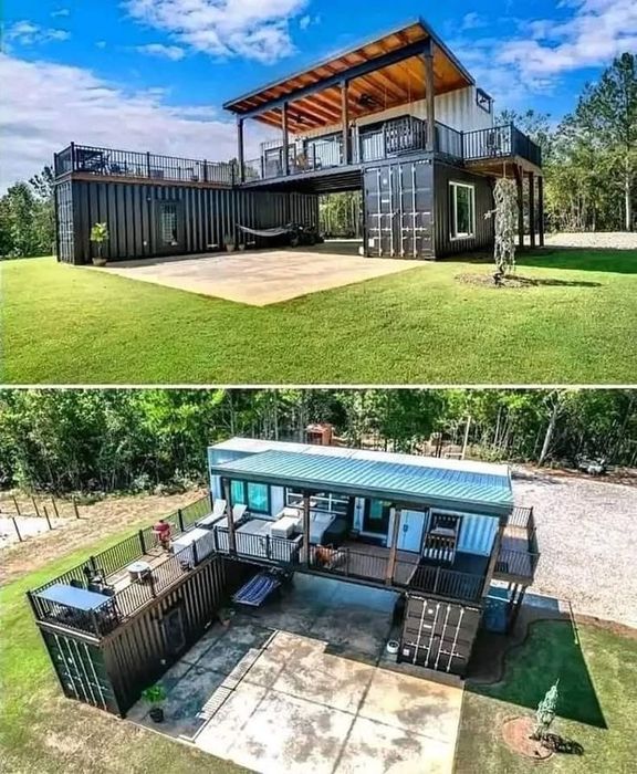 Модульный дом, жилой контейнер