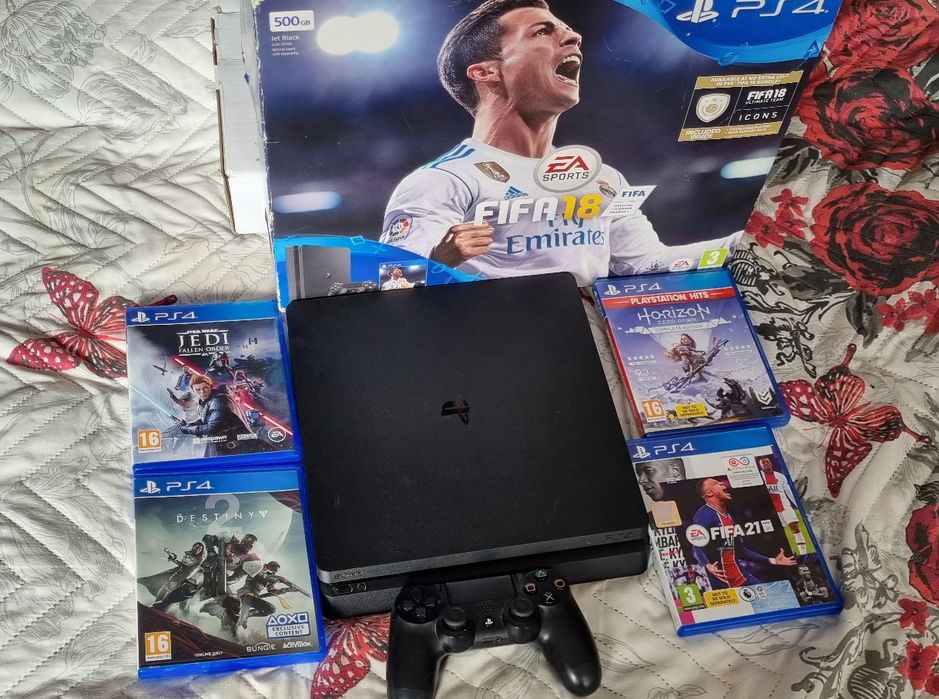 Ps4 слим перфектно съсътояние