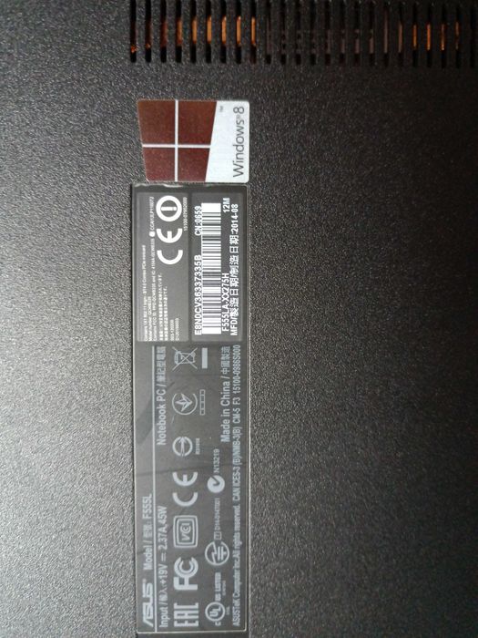 Laptop asus f555l Intel core i3