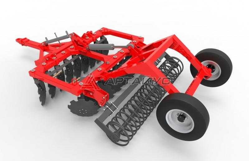 Борона дисковая навесная и прицепная завода Артайус Россия год гаранти