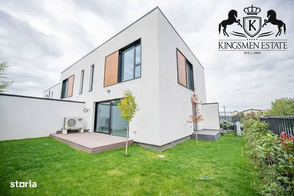 Casă modernă în Otopeni, curte 200 mp, 4 camere, cartier select