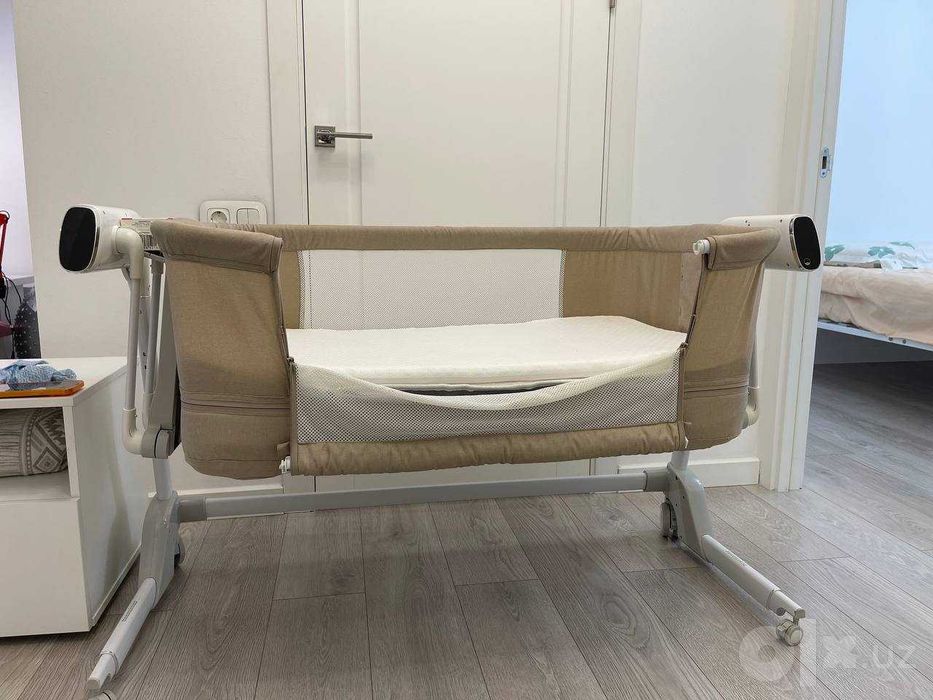 Продам Умная колыбель "Luxmom SG506G" + ортопедический матрас "Baby"