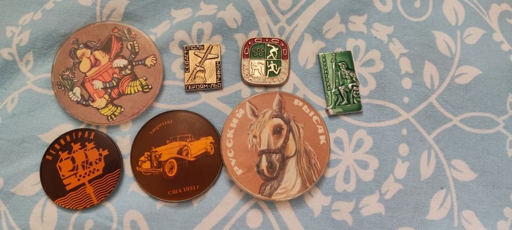 Коллекция значков СССР 106 штук