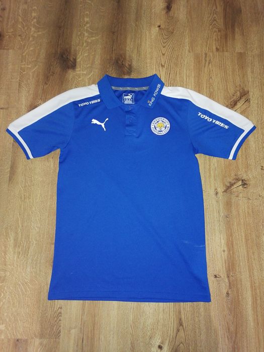 2014-2015 Leicester Puma Polo tricou-(s)-