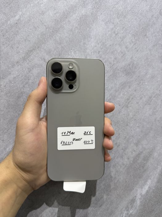 Iphone 16 max natural 100%