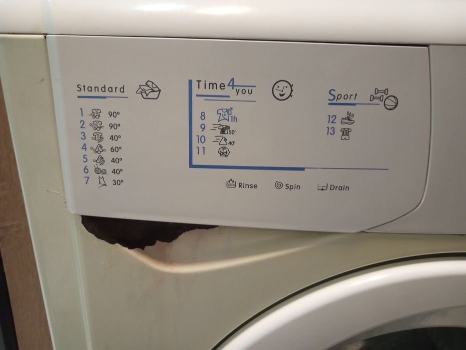 Mașina de spălat Indesit funcțională