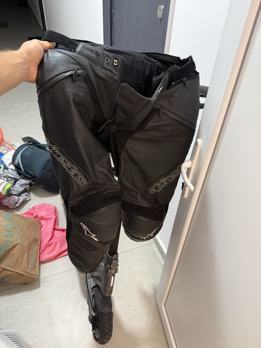 Pantaloni piele de motocicleta  Alpinestar 52