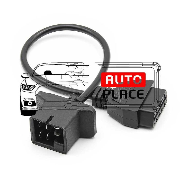 Кабел / Преходник / Адаптер за Chrysler 6 Пин 6 Pin Крайслер Delphi