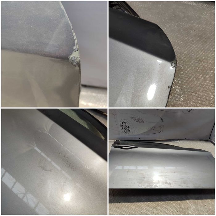 Ușă Față Dreaptă BMW 3 E90, E91 Sedan Gri Cod Culoare Spacegrau Metallic A52 2009 / [2005-2012] / 41515A2A386 (2B)