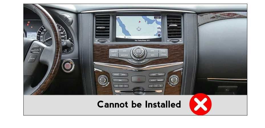Navigatie Android 14 Nissan Patrol 2010-2020 1/8 Waze CarPlay CAMERA