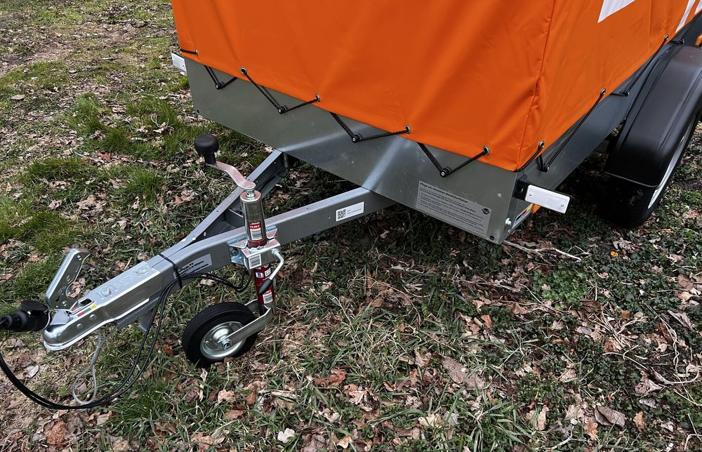 Ново ремарке STEMA 750 кг с висока тента