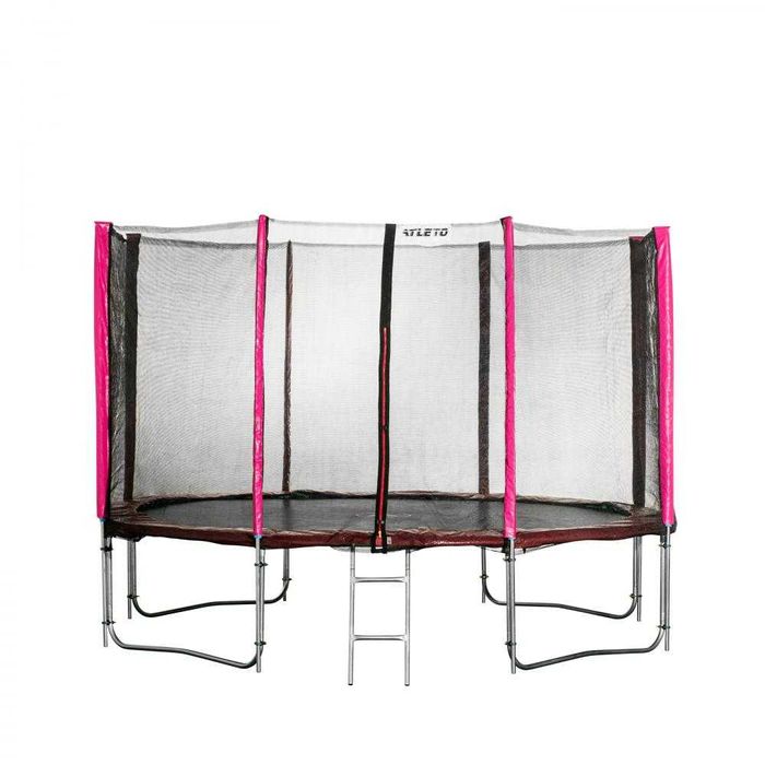 ПРОМОЦИЯ! Детски батут Atleto Ф366 см, зелен,син,червен 210 EUR